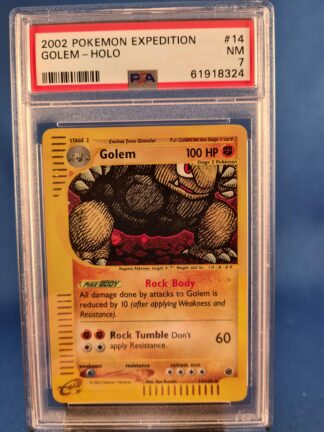 Golem 14/165 - Expedition Base Set (PSA 7)
