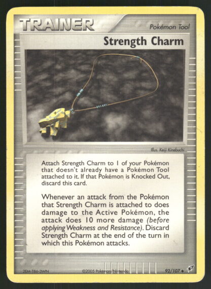 Strength Charm 92/107 - Deoxys (NM)