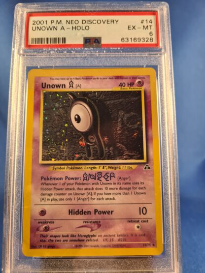 Unown [A] 14/75 - Neo Discovery (PSA 6)