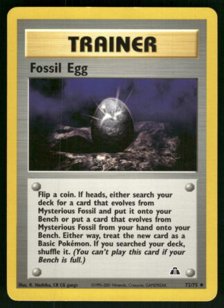 Fossil Egg 72/75 - Neo Discovery (NM)