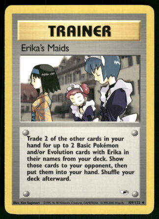 Erika's Maids 109/132 - Gym Heroes (NM)