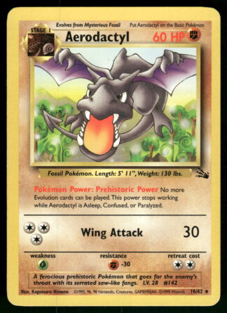 Aerodactyl 16/62 - Fossil (NM)