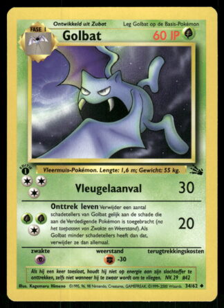 Golbat 34/62 - Fossil (1st edition) (NL) (NM)