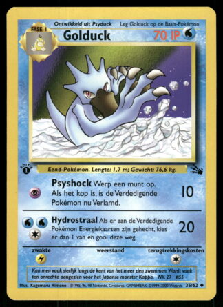 Golduck 35/62 - Fossil (1st edition) (NL) (NM)
