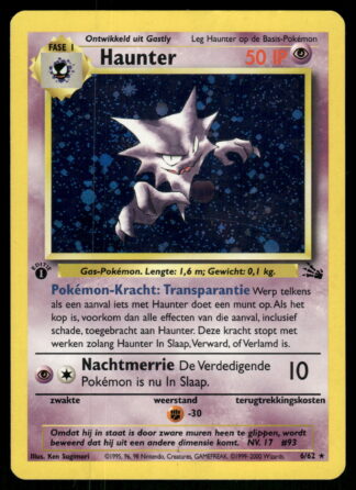 Haunter 6/62 - Fossil (1st edition) (NL) (NM)