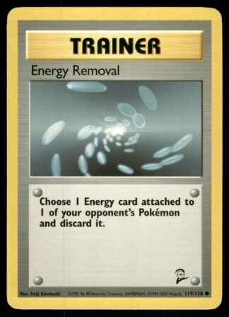 Energy Removal 119/130 - Base Set 2 (NM)