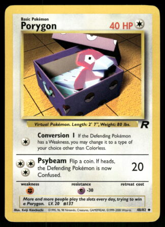 Porygon 48/82 - Team Rocket (NM)