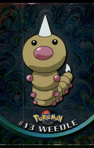 Weedle 13/144 - Pokemon 1999 Topps TV (Foil) (NM)
