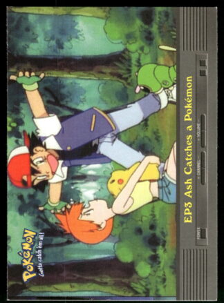 Ash Catches a Pokemon EP3/144 - Pokemon 1999 Topps TV (EX)