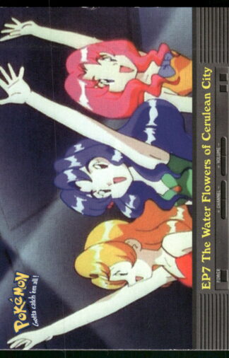 The Water Flowers of Cerulean City EP7/144 - Pokemon 1999 Topps TV (EX)