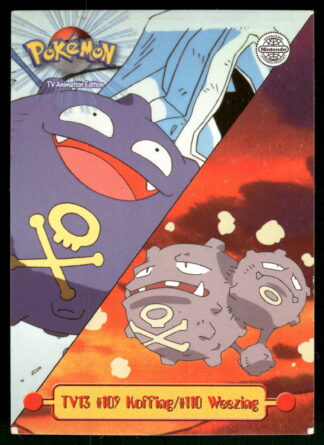 Koffing, Weezing TV13/144 - Pokemon 1999 Topps TV (EX)