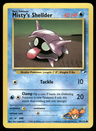 Misty's Shellder 89/132 - Gym Heroes (NM)