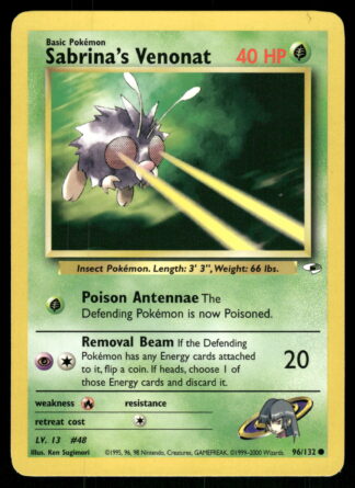 Sabrina's Venonat 96/132 - Gym Heroes (NM)