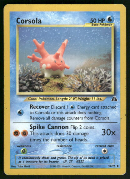 Corsola 37/75 - Neo Discovery (NM)